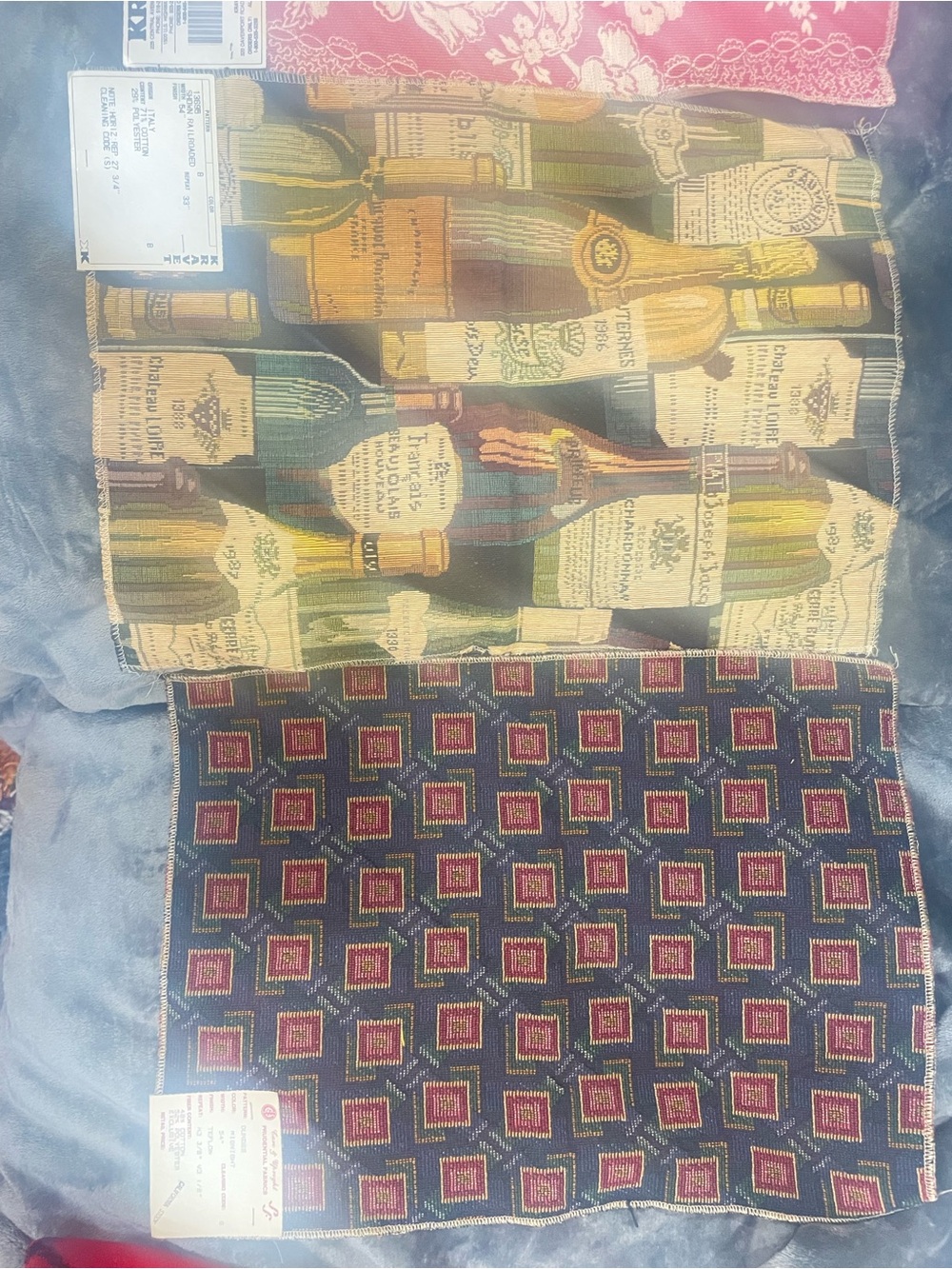 Various fabric set of 9 - Picture 2 of 10